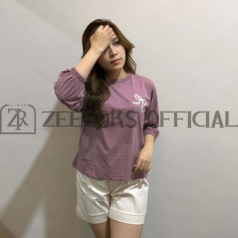 Product Introduction of baju wanita sablon pita bahan cotton combad 23