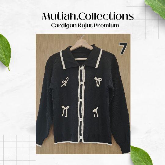 Product Introduction of MC/Cardigan rajut Premium wanita Coquette motif pita atasan cardy lengan panjang top cewek 15