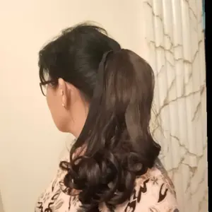 Hair Clip Curly Hair Clip Ponytail Tali 38cm/48cm/58cm Black Brown Coklat