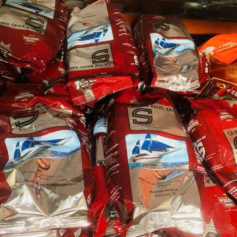 5 kg= 10 túi 500g, Cafe S Chinh phục, Cà phê rang xay, cà phê pha phin trung nguyên TNS