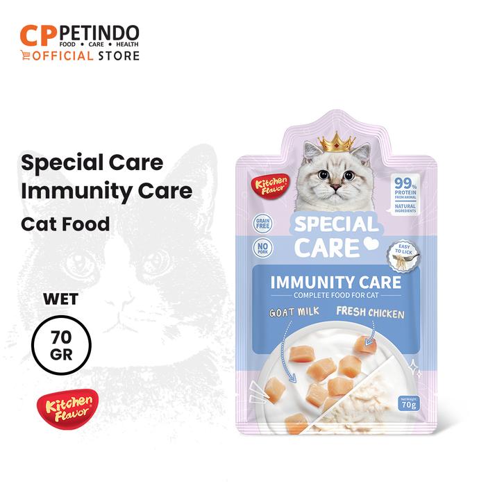 Gambar Kitchen Flavor Immunity Special Care for Adult Cat 70g dari CPPETINDO Official Shop Kota Depok Tokopedia