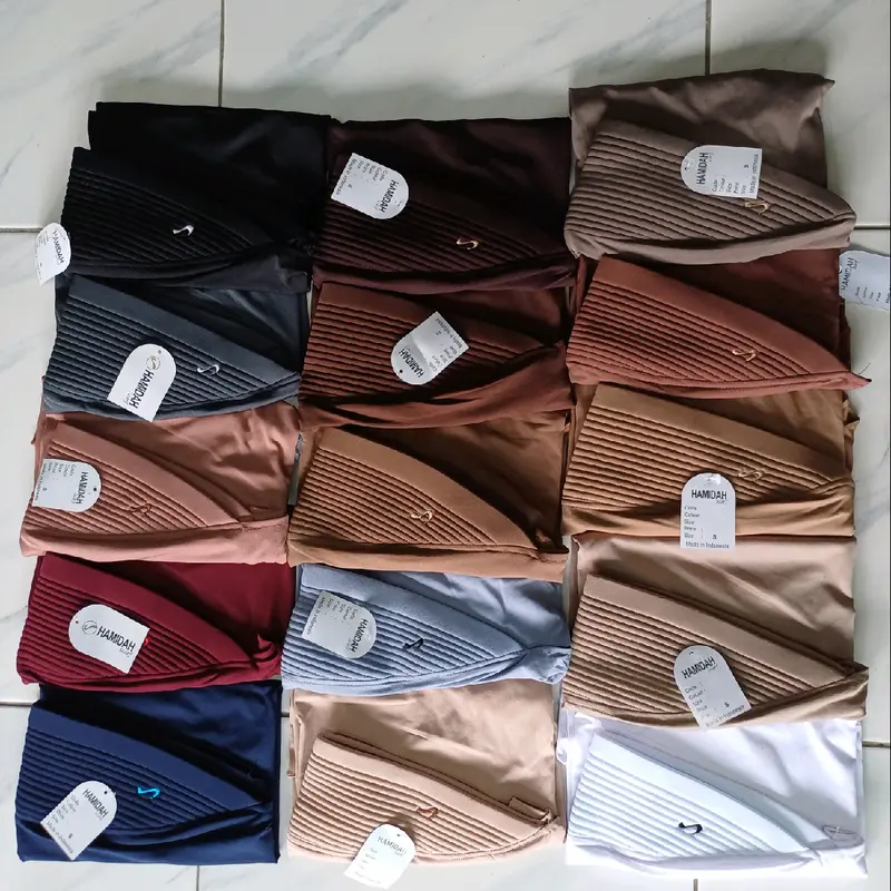 Hijab bergo hamidah size S pad besar pad tebal Bergo sport hamidah Kerudung 3