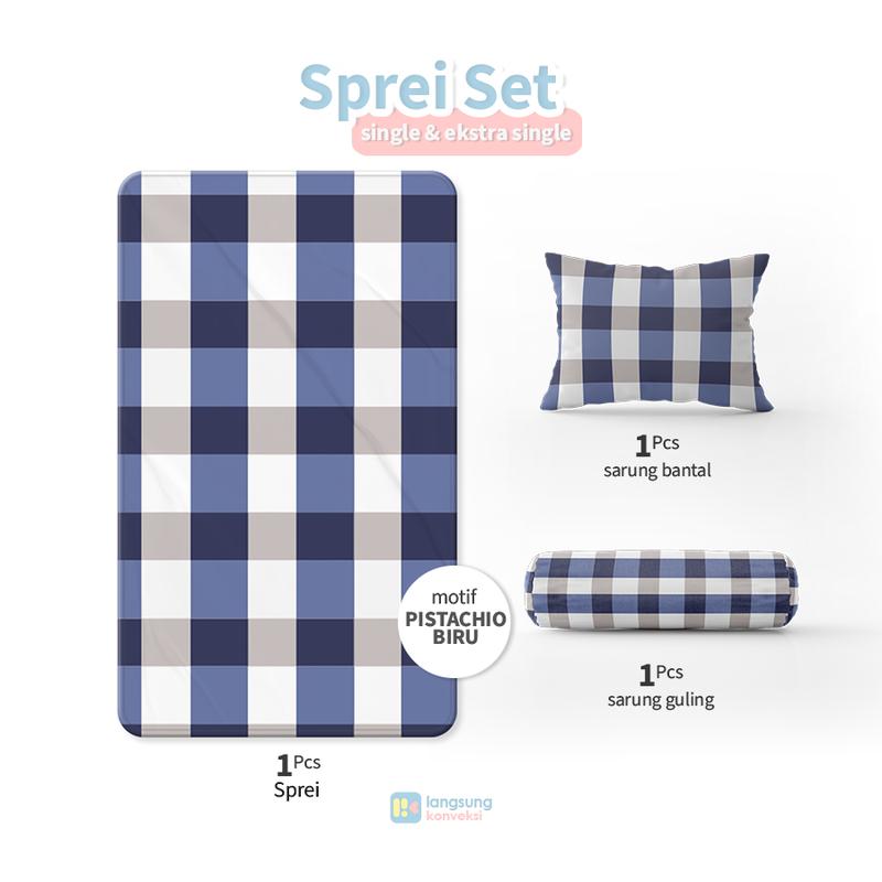 Sprei Sudut Karet Uk.140x200 T15,20,25,30cm - Motif 3