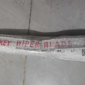 Wiper Mobil Frameless Sepasang Kiri dan Kanan Tanpa Rangka Besi Model Soft Wiper Blade Karet Kaca Depan Universal