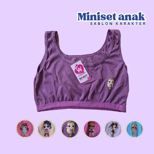 ISI 3PCS/MINISET MOTIF ANAK REMAJA SD/SMP BRA MINISET REMAJA FASHION KEKINIAN Perempuan Cantik