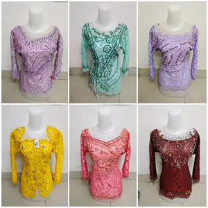 kebaya pendek bahan semi Prancis