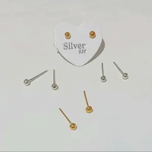 ANTING TINDIK BAYI / KUPING POLOS (PERAK 925)