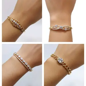 gelang bangle permata zirconia/gelang premium