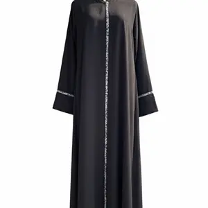 ABAYA JETBLACK PREMIUM | ABAYA FADIA | ABAYA ZAFINA CLASSIC By Griya Muslimah Temboro