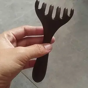 [COD] SK C1370 Sisir Pijat Kepala Motif Kayu Head Massager Relaksasi Anti Stres