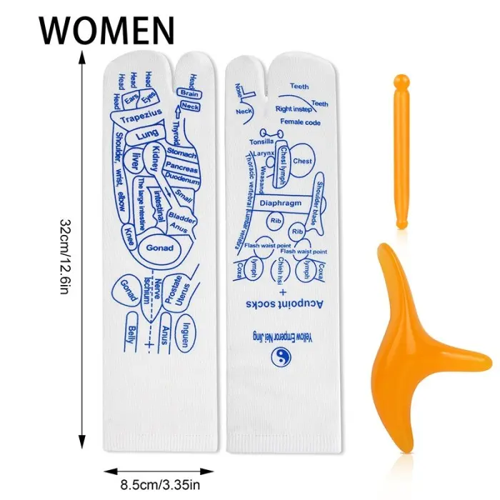 Kaos Kaki Pijat Akupuntur Massage Socks Therapy Pijat Terapi Titik Refleksi 8