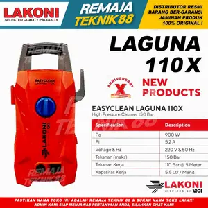 NEW! LAKONI LAGUNA 110X 900W - Mesin Steam Jet Cleaner EasyClean Laguna 110 X High Pressure Cleaner 150 BAR