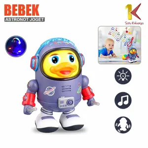 [COD] SK M311 Mainan Anak Bebek Astronot Joget Robot Menari Ada Lampu dan Musik