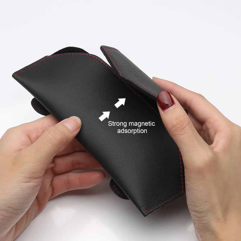 Product Introduction of Car Glasses Case Auto Sun Visor Glasses Holder Sunglasses Clip Card Ticket Holder Multi-Function Automobile Accessories  Storage 43