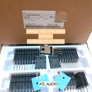 TRANSISTOR LOT 524 A1943 C5200 SERI 524 FREE ISOLATOR 1SET