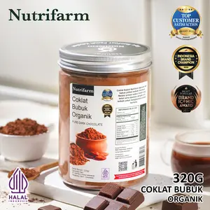 NUTRIFARM DARK CHOCOLATE POWDER 320G /COKLAT BUBUK
