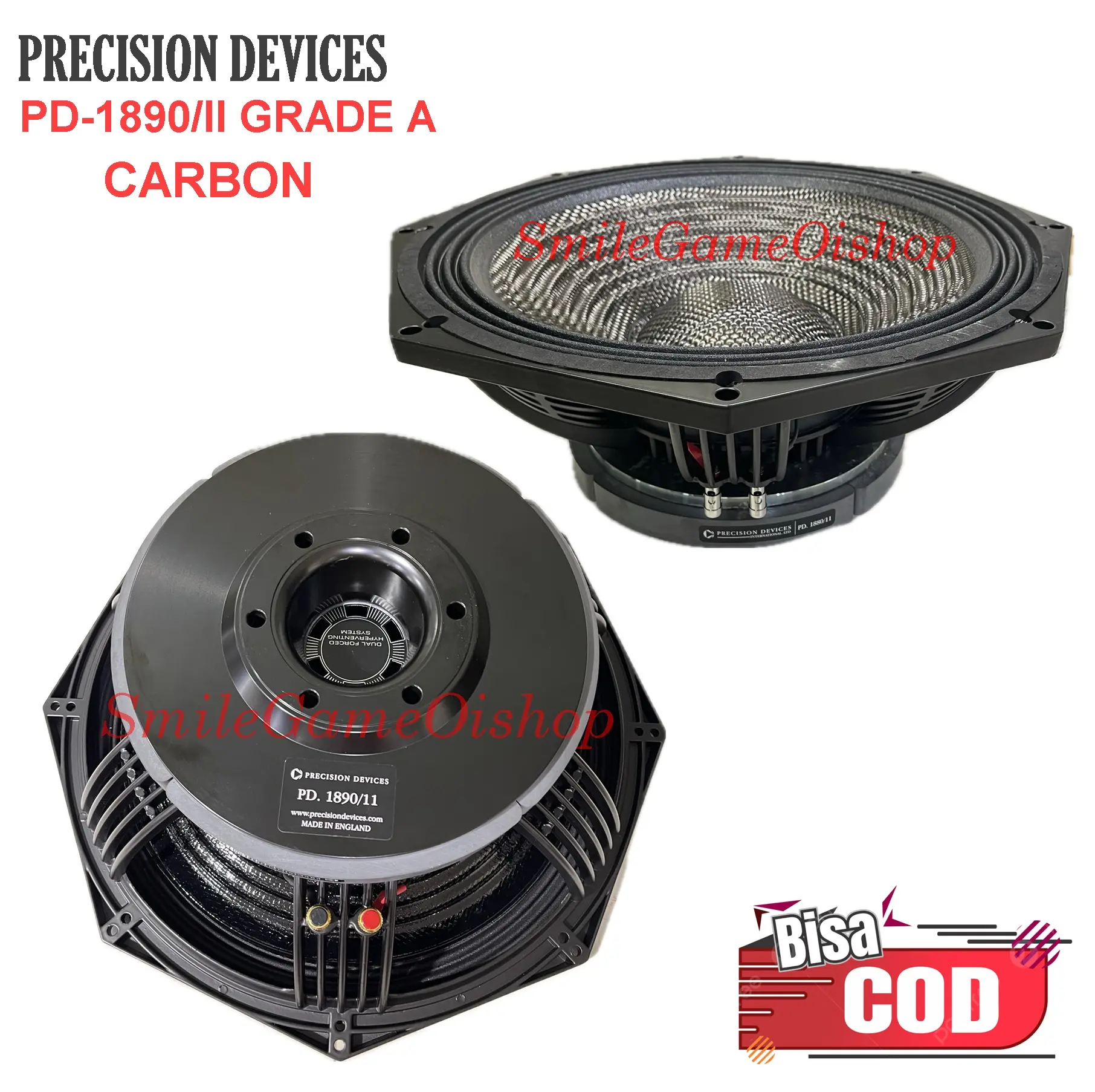 KOMPONEN PD-1890 CARBON 18 INCH VOICE COIL 5''