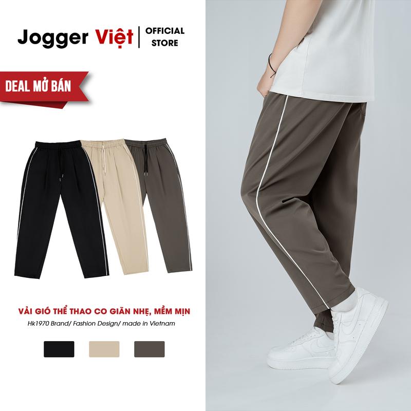 Quần Gió Thể Thao Mềm Mịn Co Giãn Nhẹ Dáng Baggy Quần Ống Suông Nam Nữ Unisex Phong Cách Thể Thao Q222