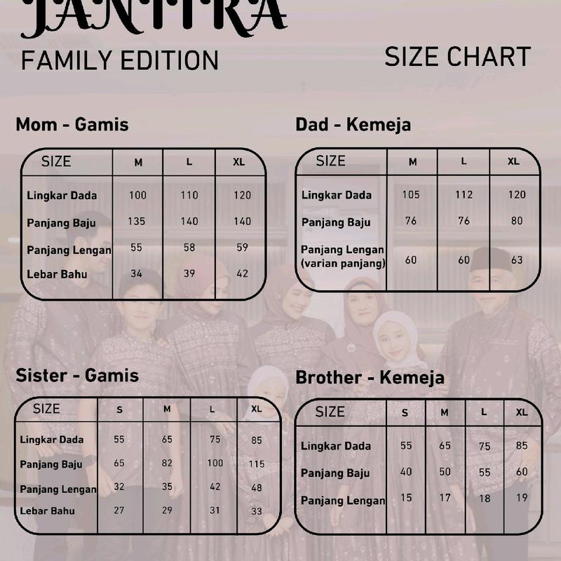 SISOL - JANITRA FAMILY SET SERIES ORI VENTEDAILY 2025 - Baju Seragam Sarimbit Lebaran Idul Fitri Idul Adha Halal Bihalal Keluarga Dress Dewasa dan Anak + Kemeja Koko Dewasa dan Anak Kembaran Motif dan Bahan Leonel Ricci mix Torygold Premium Ekskulif 9