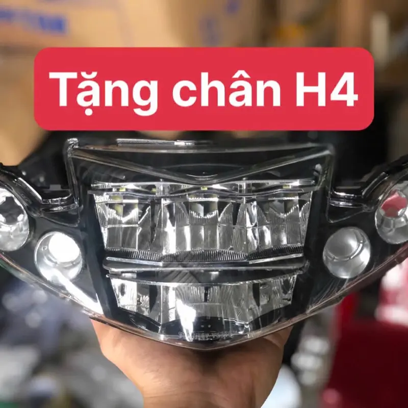 Đầu đèn 2 tầng Sirius mẫu KIM CƯƠNG Mẫu ZHIPAT CẮT( không dùng được ốp zin ) dùng ốp sihelo đĩa