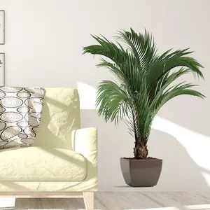 Tropical Green Plant Leaf Self-adhesive Wall Decor Sticker For Living Room Vast Vinyl Vestibule Home Decoration Decal PVC Poster