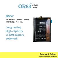 Gambar OR88 Premium - Battery Baterai Batre [BN52] Compatible With Redmi Note 9 Pro dari OR88 shop Kota Administrasi Jakarta Barat 1 Tokopedia