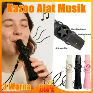 Kazoo Profesional Model Baru Versi Upgrade Suling Mulut - Kazoo Alat Musik Desain Sederhana Mudah Dipelajari Suara Elegan Halus, Alat Musik Pemula Pendamping Gitar Peluit Universal