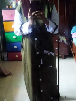 Product Review of Laviona Maxy Dress Cantik Model Terbaru Lagi Buming Matt Crepe Premium Army Fit Kancing  Panjang  Nyaman  Simple  Casual from D**i 0