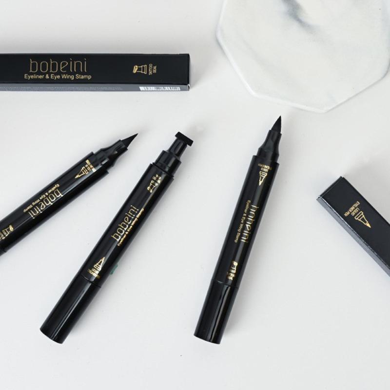 Product Introduction of 2 In 1 Double Headed Stamp Seal Eyeliner Pen Liquid Eyeliner Pencil Long Lasting Waterproof Quick Dry Natural Eye Makeup 4