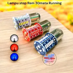 Lampu Stoplamp Belakang 30mata Running Stop Rem 30Led Universal Motor Dan Mobil Car