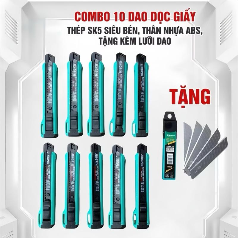 ComBo 10-36 Dao Dọc Giấy A815 Chính Hãng GoFurther Chất Lượng Tốt tặng kèm 1 Hộp 10 Lưỡi Dao