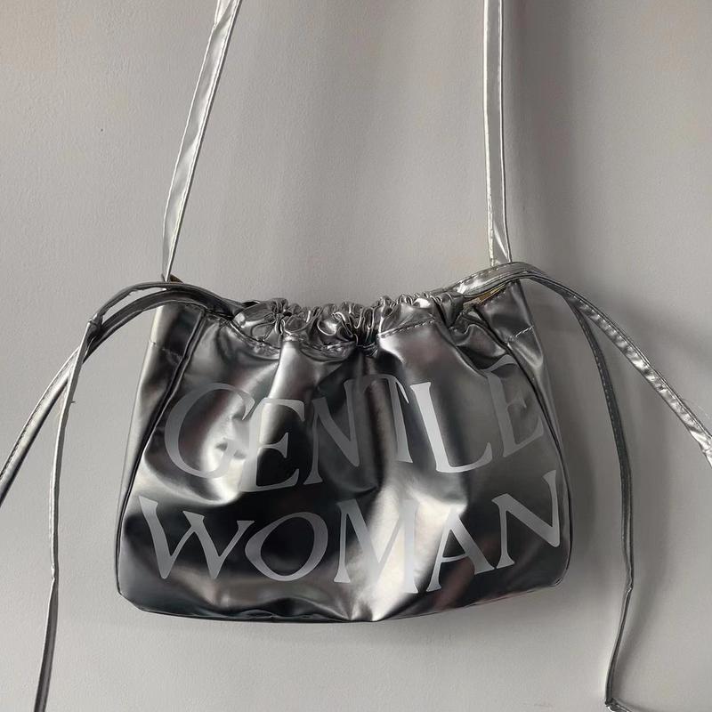 Dumplings bag, soft women, 12*8 inch, available in 9 colors to choose from, Serut bag, can be worn for double shoulder and single shoulder, for women, real right bag color 0