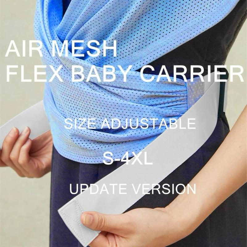 Product Introduction of Upgrade 1 Size Fit All Adjustable AirMesh Baby Carrier Wrap Newborn Flexible Carrier Infant Carrier S-4XL 10
