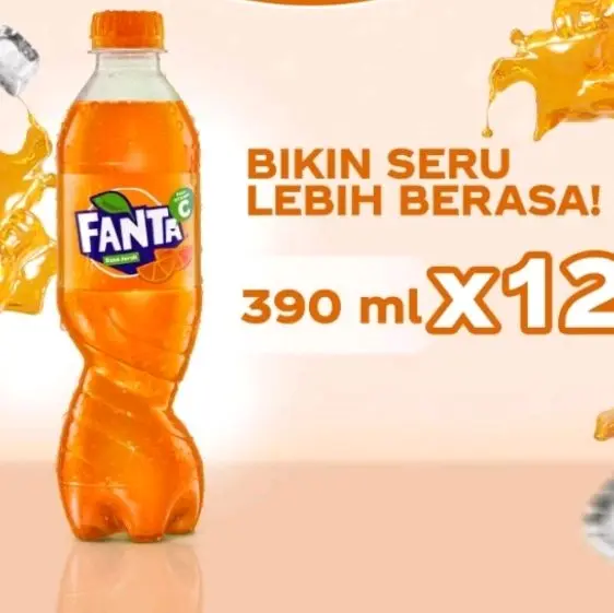 Fanta Soft drink Vit C Orange PET 390ml x 12pcs