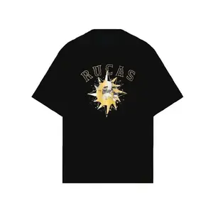 【100% Katun】Kaos Oversize Unisex Gaya Streetwear Kekinian Katun Adem Tidak Panas Dikenakan