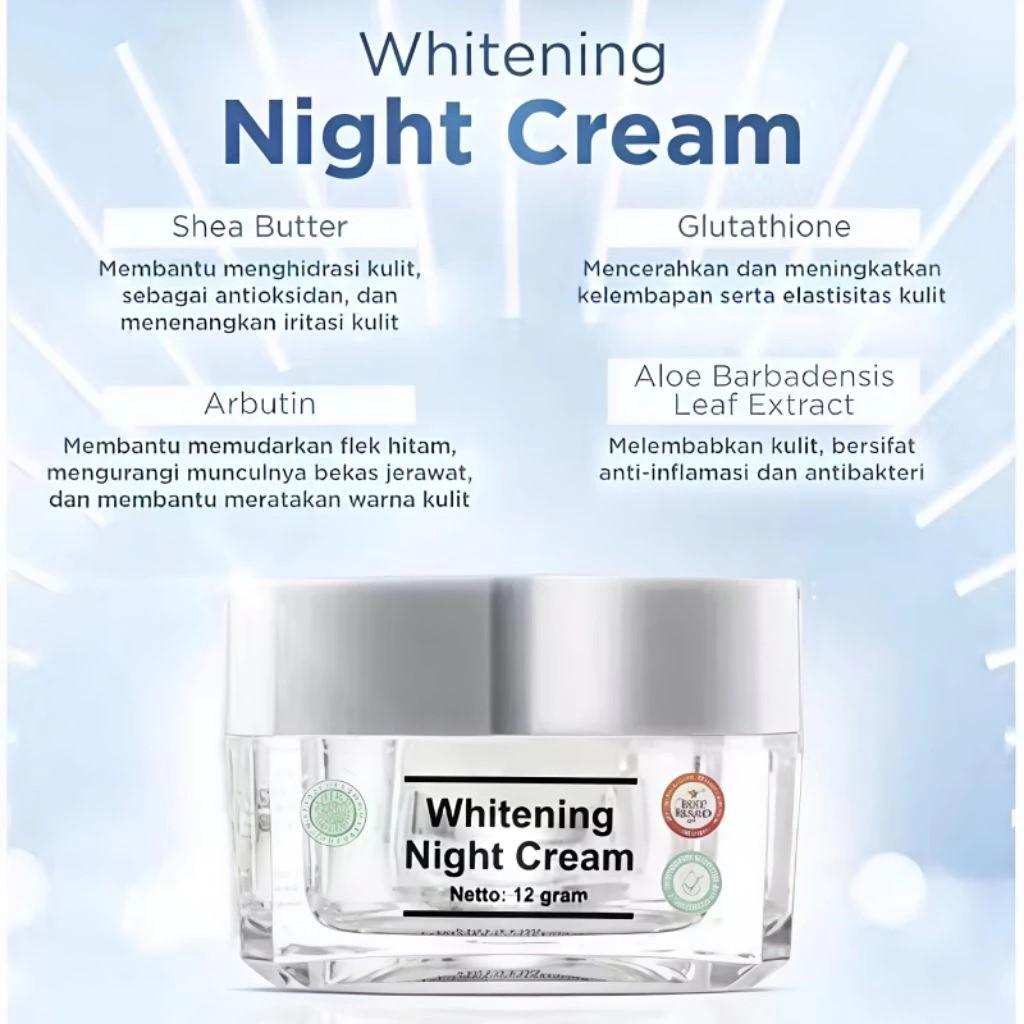 MS GLOW WHITE BB PREMIUM + NIGHT CREAM KRIM MALAM MS GLOW WHITE BB PREMIUM + NIGHT CREAM KRIM MALAM