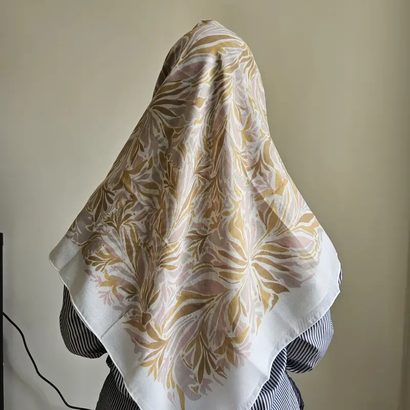 Luminous Beauty Veils - Hijab Segi Empat Motif Voal/Kerudung Segi Empat Motif Voal/Hijab Segi Empat Motif Bahan Voal Kualitas Premium (Motif A6 - A10) 1