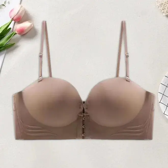 Áo Cup Ngực Yhewear Cài Trước 3 Móc Nâng Đẩy Ngực Không Lộ Viền Lưng - Trắng1