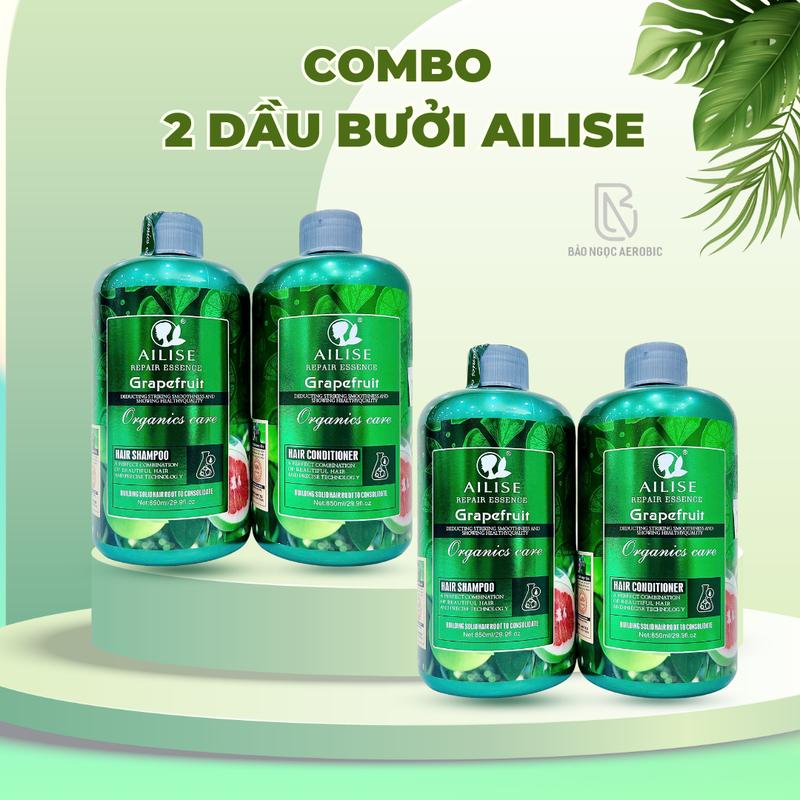 LT - AILISE - COMBO 2 CẶP DẦU GỘI XẢ BƯỞI AILISE REPAIR ESSENCE GRAPEFRUIT  - Dưỡng Tóc Chăm Sóc Tóc Nữ