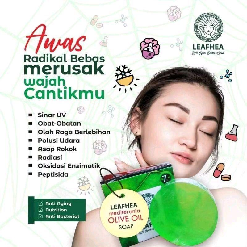 [3-PCS] SABUN LEAFHEA GLUTHA N SOAP ORIGINAL BPOM Membersihkan Mencerahkan Wajah