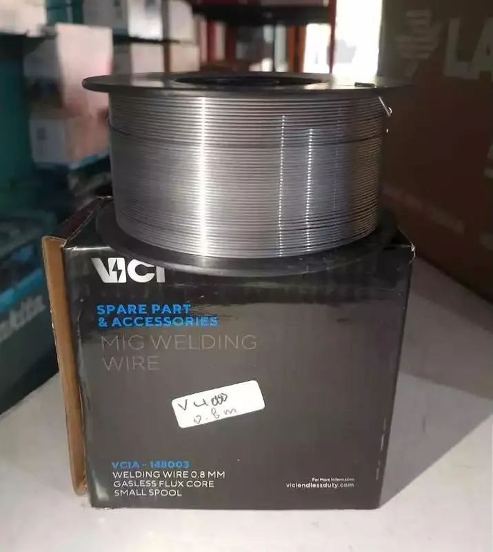 Redbo Kawat Las Self Shieded Flux Core 0.8 Mm MIG Tanpa Gas Gasless Less Co E71T 1KG Fluxcore Fluxcore 3