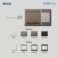 Gambar Simon Saklar Bell 10A 1 Gang 1 Way DOORBELL - 56301BCH-CH dari hokione.id Kota Administrasi Jakarta Barat 5 Tokopedia