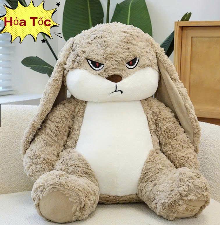  Gấu Bông Thỏ Hờn Dỗi Thỏ Giận Dữ Hot Trend Lông Mềm Siêu Đáng Yêu Cute Gấu Cao Cấp 
