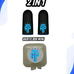 AP KING SARUNG JEMPOL GRATIS BOX MINI (BIRU) 2IN1 DENGAN DESAIN KEREN DAN KUALITAS TERBAIK