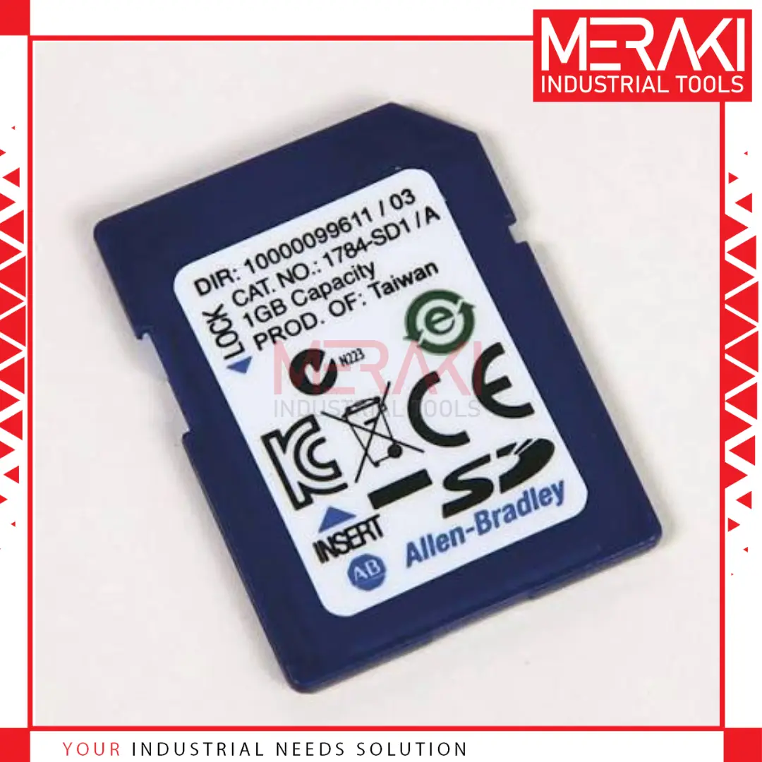 1784-SD1 1 GB Secure Digital (SD) memory card manufactured