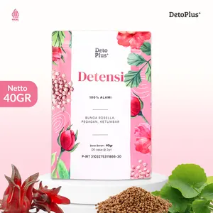 [JSR] 1 Teh Detensi Detoplus - Teh Celup Herbal Instan Minuman Rempah Alami Bunga Rosella Pegagan Ketumbar - Halal & Original Tea
