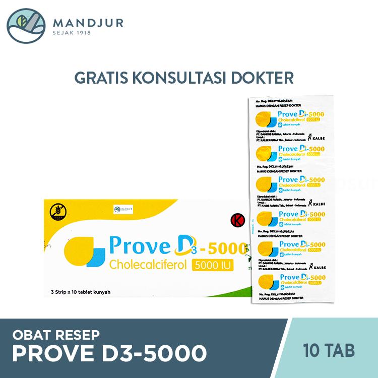 Prove D3-5000 Strip 10 Tablet