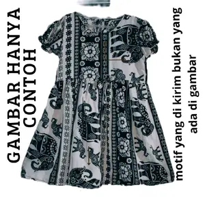 Dress Anak wanita umur 1-5THN Dress anak rayon premium Termurah Harga Grosir