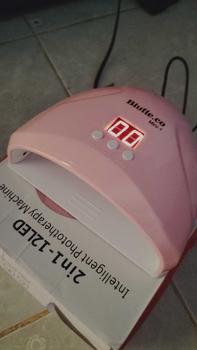 Product Review of alat Pengering Kutek Kuku 36W 12LED  Portable UV LED Nail Dryer sinar uv kuku cepat kering from Y**e 0