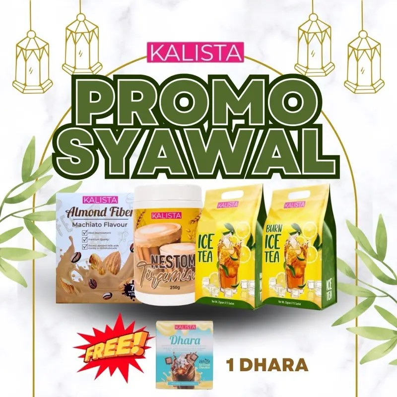 2 Ice Tea, 1 Nestom, 1 Almond Fibre
